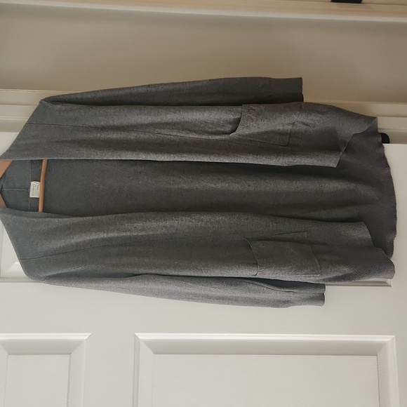 Dreamers by Debut Long Gray Cardigan Size M/L - Picture 6 of 8